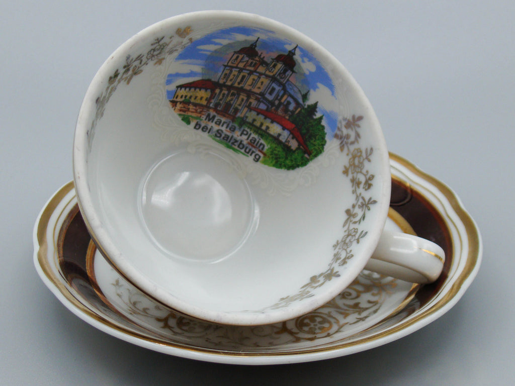 Vintage Antique Czech Republic Porcelain Tea Cup - Saucer and Cup Set - Kingdom of Antique Arts, Hantpainted Porcelain, Collecting Tea cups, Colllecting Coffee cups, Art Deco Porcelain