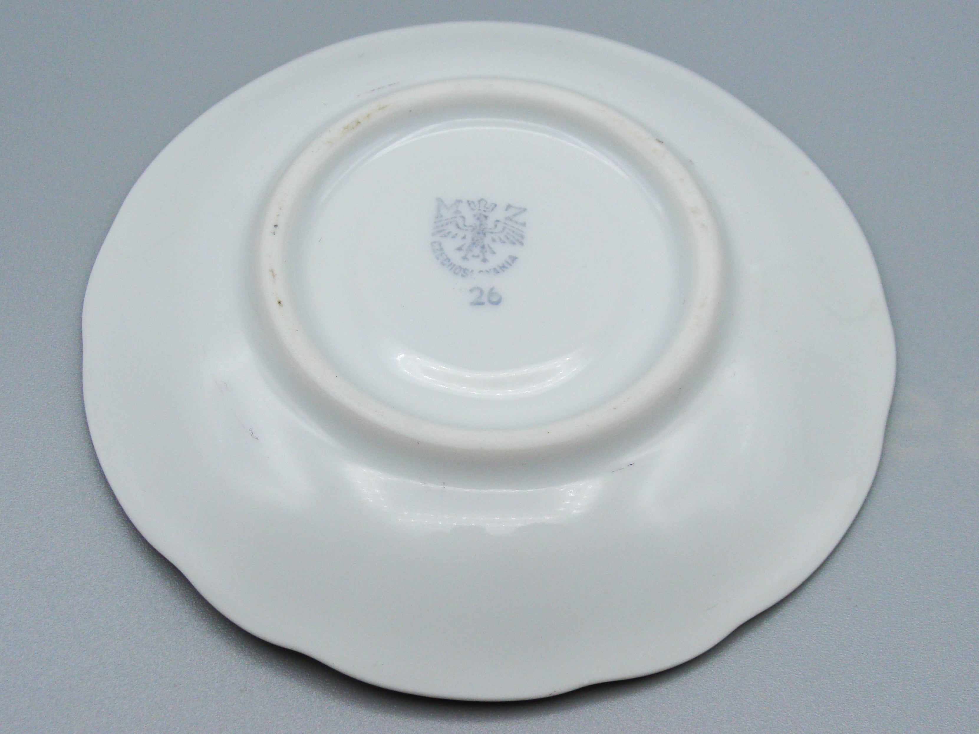 Vintage Antique Czech Republic Porcelain Tea Cup - Saucer and Cup Set - Kingdom of Antique Arts, Hantpainted Porcelain, Collecting Tea cups, Colllecting Coffee cups, Art Deco Porcelain