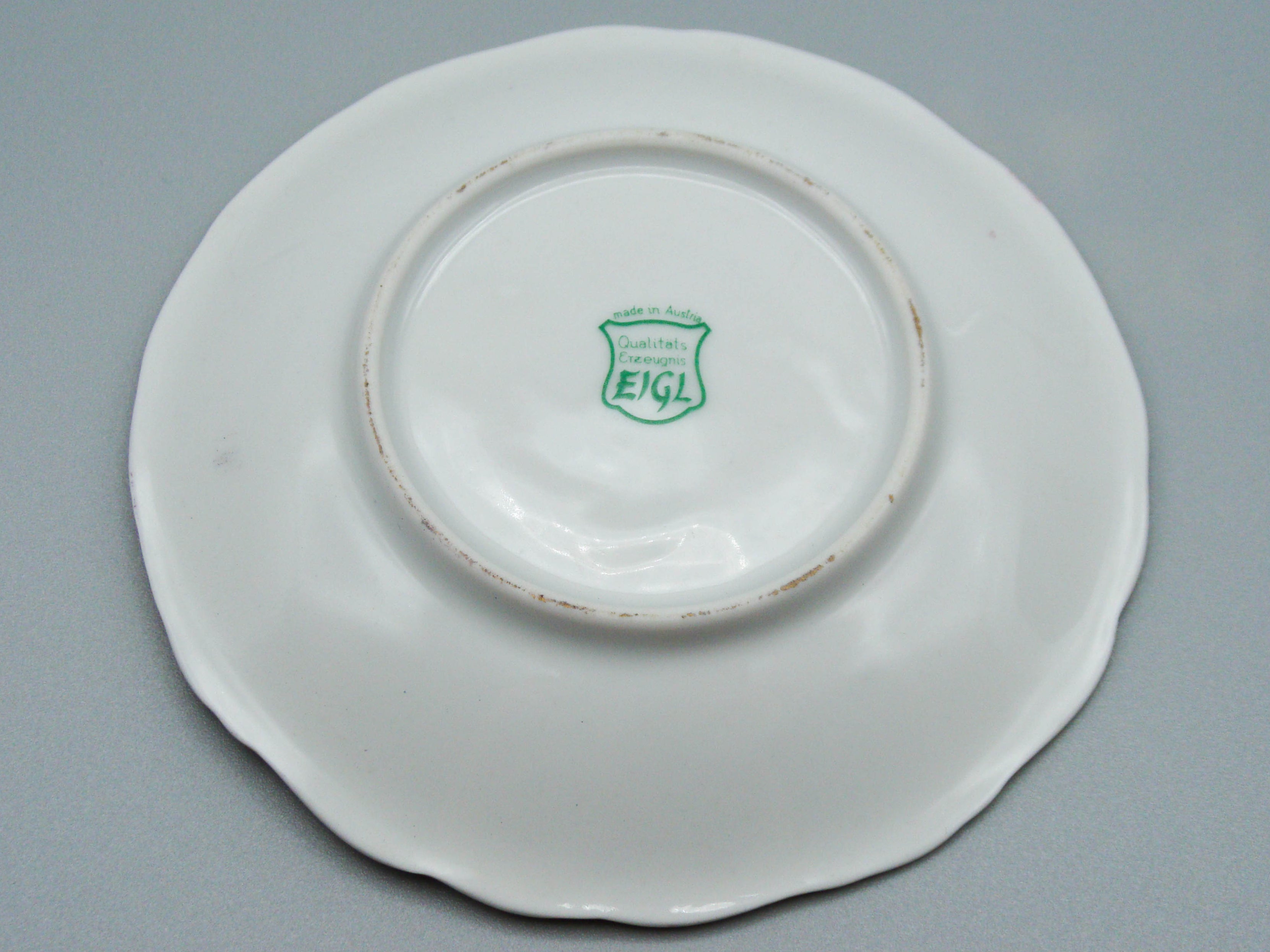Vintage Antique Austrian EIGL Porcelain Tea Cup - Saucer and Cup Set - Kingdom of Antique Arts, Hantpainted Porcelain, Collecting Tea cups, Colllecting Coffee cups, Art Deco Porcelain