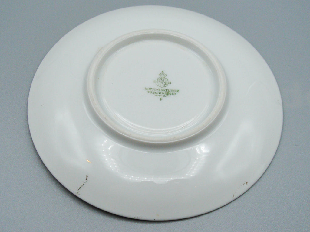 Vintage Antique Germany Heutschenreuther Porcelain Tea Cup - Saucer and Cup Set - Kingdom of Antique Arts, Heutschenreuther Porcelain, German Porcelain, Hantpainted Porcelain, Collecting Tea cups, Colllecting Coffee cups, Art Deco Porcelain