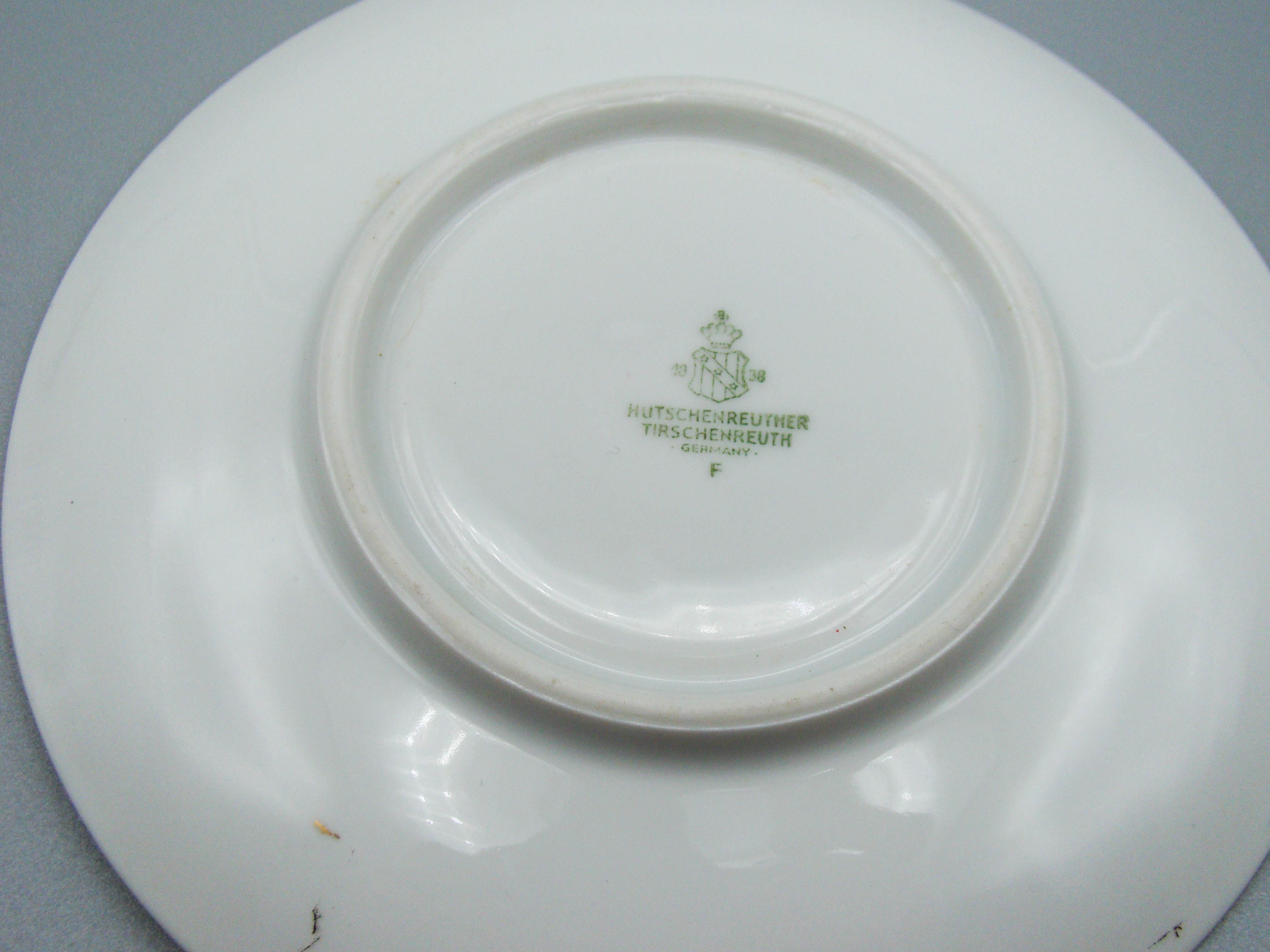 Vintage Antique Germany Heutschenreuther Porcelain Tea Cup - Saucer and Cup Set - Kingdom of Antique Arts, Heutschenreuther Porcelain, German Porcelain, Hantpainted Porcelain, Collecting Tea cups, Colllecting Coffee cups, Art Deco Porcelain