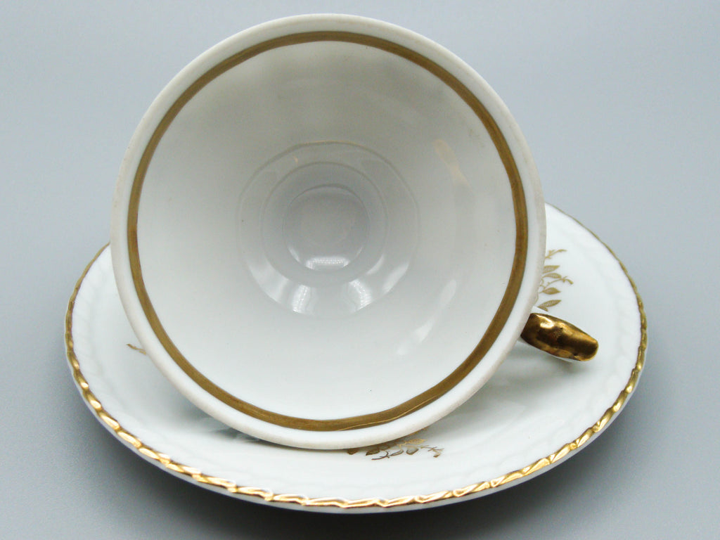 Vintage Antique Germany Bavaria Porcelain Tea Cup - Saucer and Cup Set - Kingdom of Antique Arts, Bavaria Porcelain, German Porcelain, Hantpainted Porcelain, Collecting Tea cups, Colllecting Coffee cups, Art Deco Porcelain