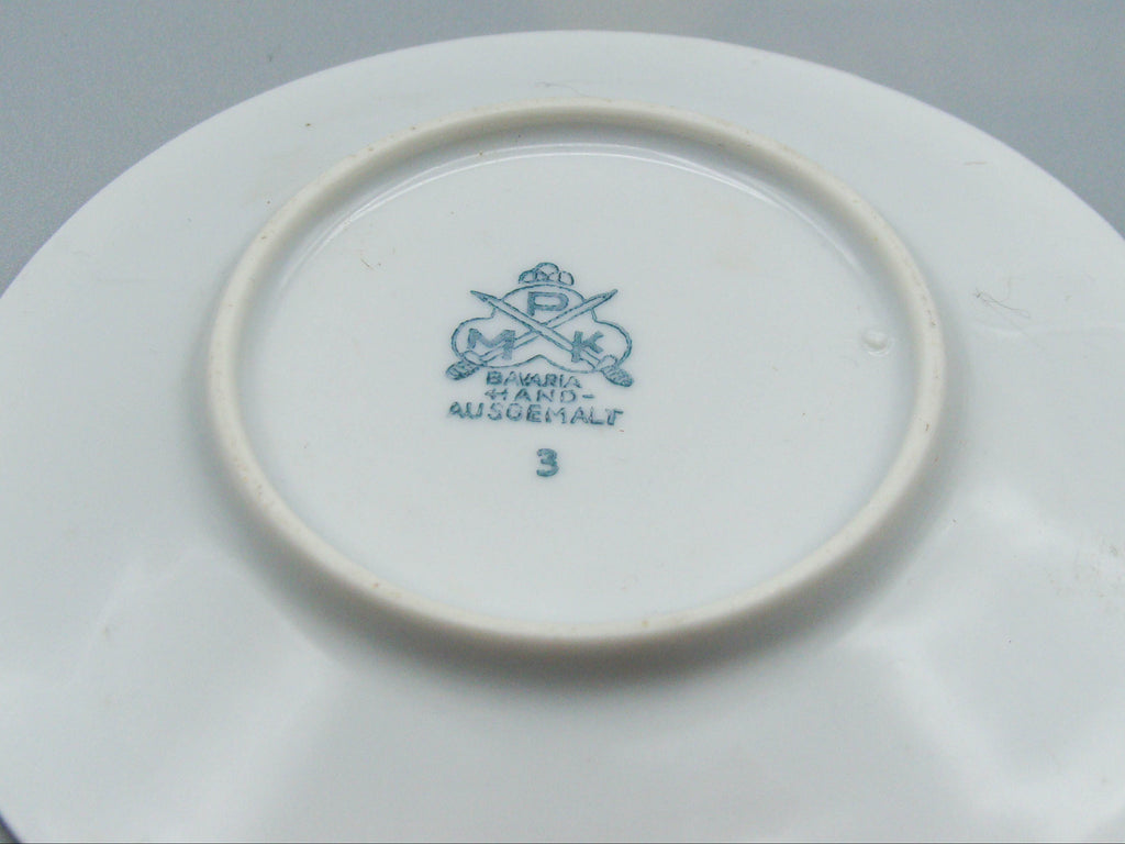 Vintage Antique Germany Bavaria Porcelain Tea Cup - Saucer and Cup Set - Kingdom of Antique Arts, Bavaria Porcelain, German Porcelain, Hantpainted Porcelain, Collecting Tea cups, Colllecting Coffee cups, Art Deco Porcelain