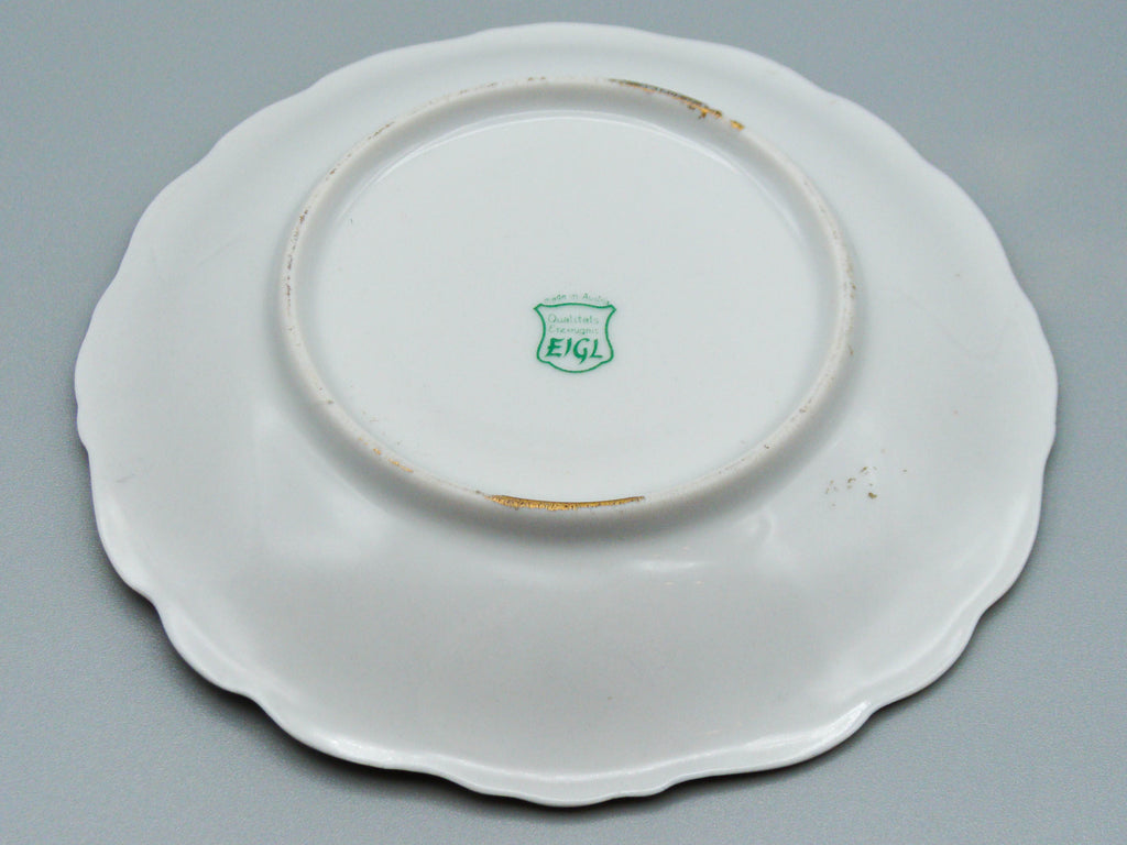 Vintage Antique Austrian EIGL Porcelain Tea Cup - Saucer and Cup Set - Kingdom of Antique Arts, Hantpainted Porcelain, Collecting Tea cups, Colllecting Coffee cups, Art Deco Porcelain