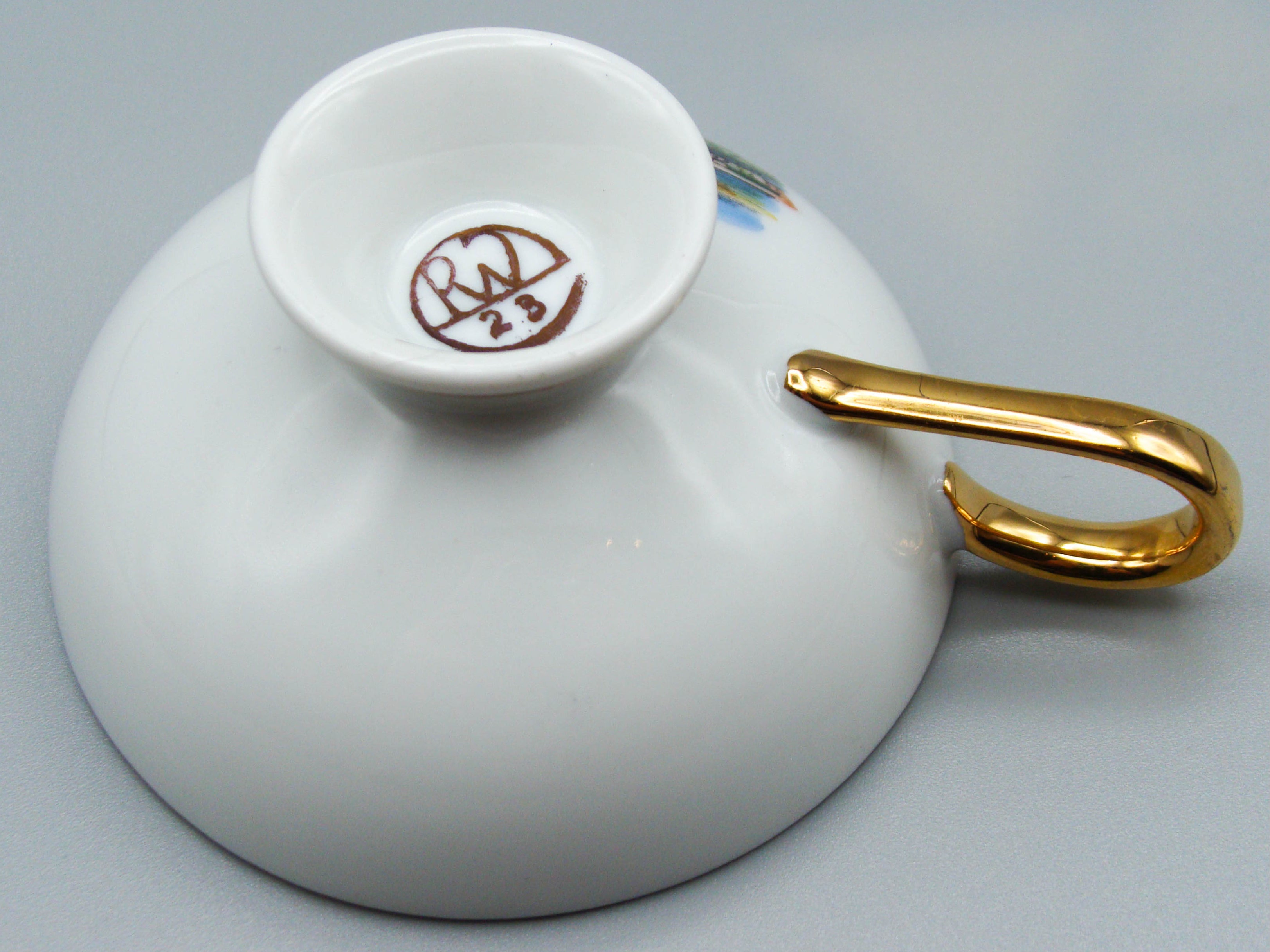 Vintage Antique Germany Bavaria Porcelain Tea Cup - Saucer and Cup Set - Kingdom of Antique Arts, Bavaria Porcelain, German Porcelain, Hantpainted Porcelain, Collecting Tea cups, Colllecting Coffee cups, Art Deco Porcelain
