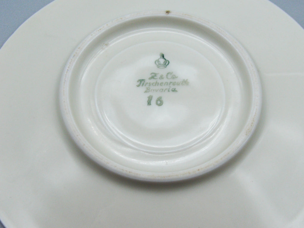 Vintage Antique Germany Bavaria Porcelain Tea Cup - Saucer and Cup Set - Kingdom of Antique Arts, Bavaria Porcelain, German Porcelain, Hantpainted Porcelain, Collecting Tea cups, Colllecting Coffee cups, Art Deco Porcelain