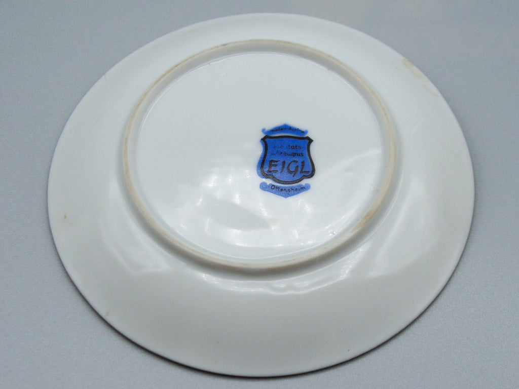 Vintage Antique Austrian EIGL Porcelain Tea Cup - Saucer and Cup Set - Kingdom of Antique Arts, Hantpainted Porcelain, Collecting Tea cups, Colllecting Coffee cups, Art Deco Porcelain