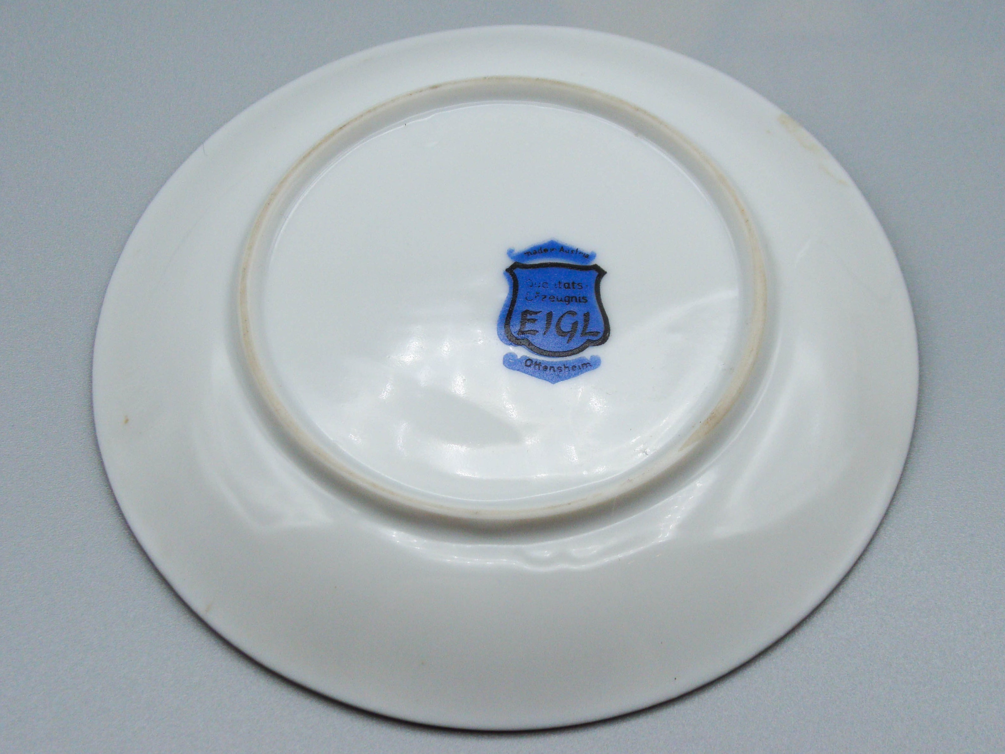 Vintage Antique Austrian EIGL Porcelain Tea Cup - Saucer and Cup Set - Kingdom of Antique Arts, Hantpainted Porcelain, Collecting Tea cups, Colllecting Coffee cups, Art Deco Porcelain