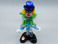 Antique Murano glass, Italian Glass, Blown clown, art deco, art glass, murano, blown glass, 1930s