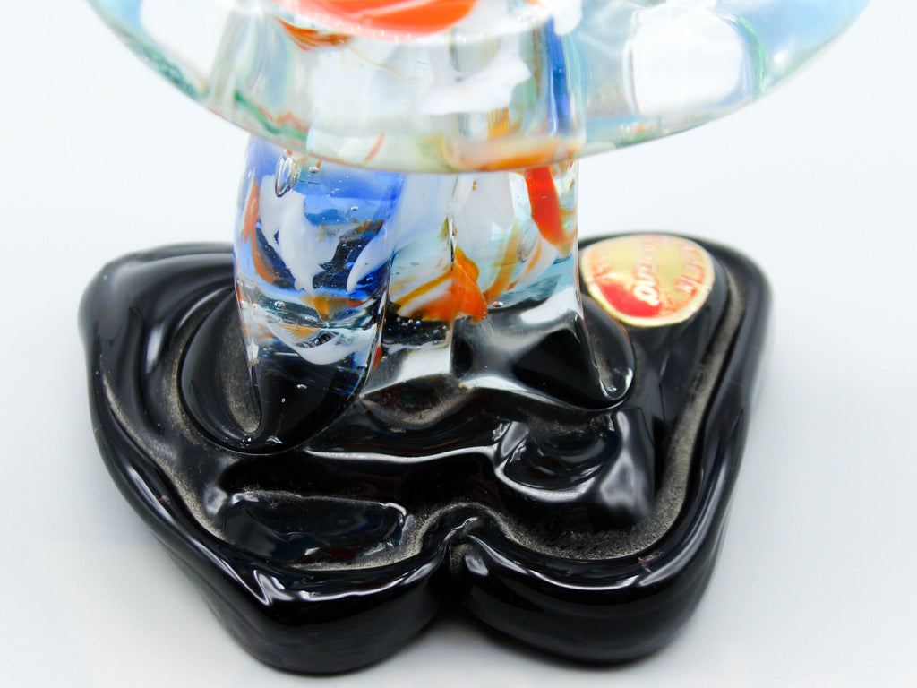 Antique Murano glass, Italian Glass, Blown clown, art deco, art glass, murano, blown glass, 1930s