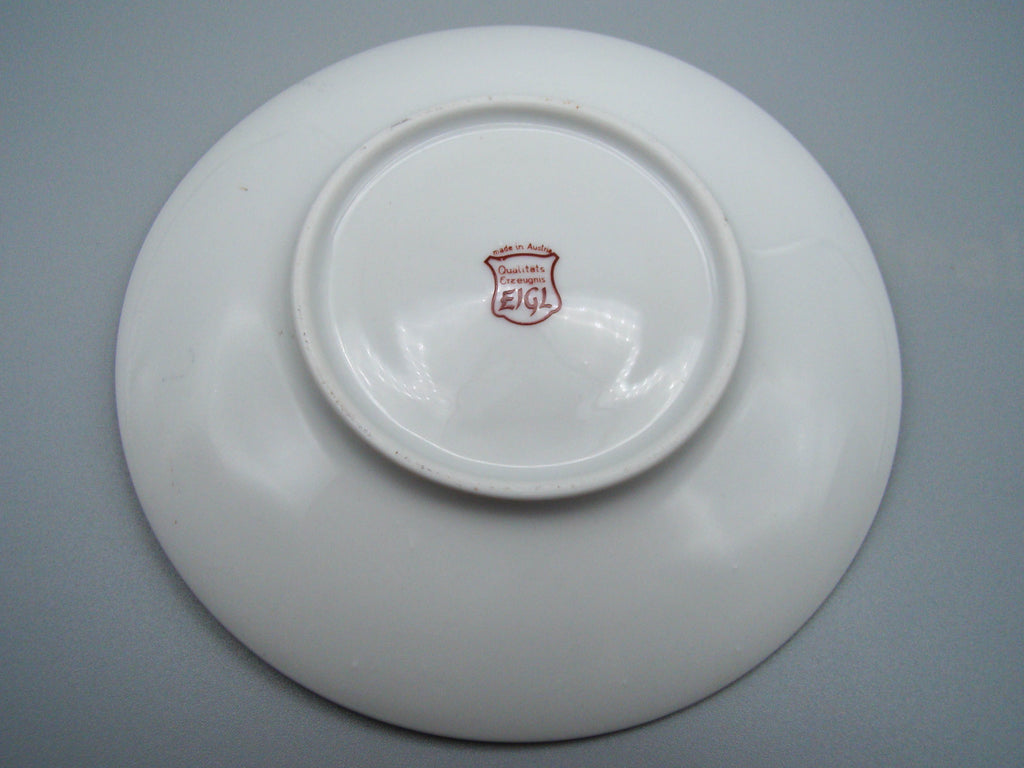 Vintage Antique Austrian EIGL Porcelain Tea Cup - Saucer and Cup Set - Kingdom of Antique Arts, Hantpainted Porcelain, Collecting Tea cups, Colllecting Coffee cups, Art Deco Porcelain