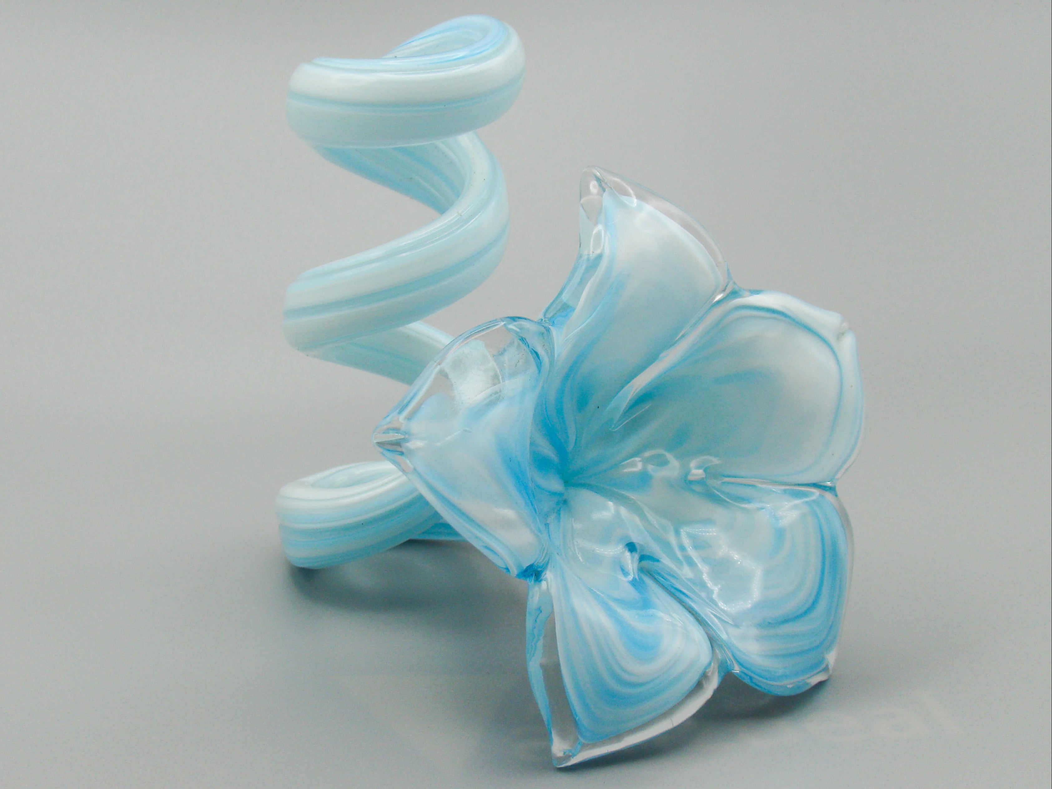 art deco, art glass, murano, blue glass