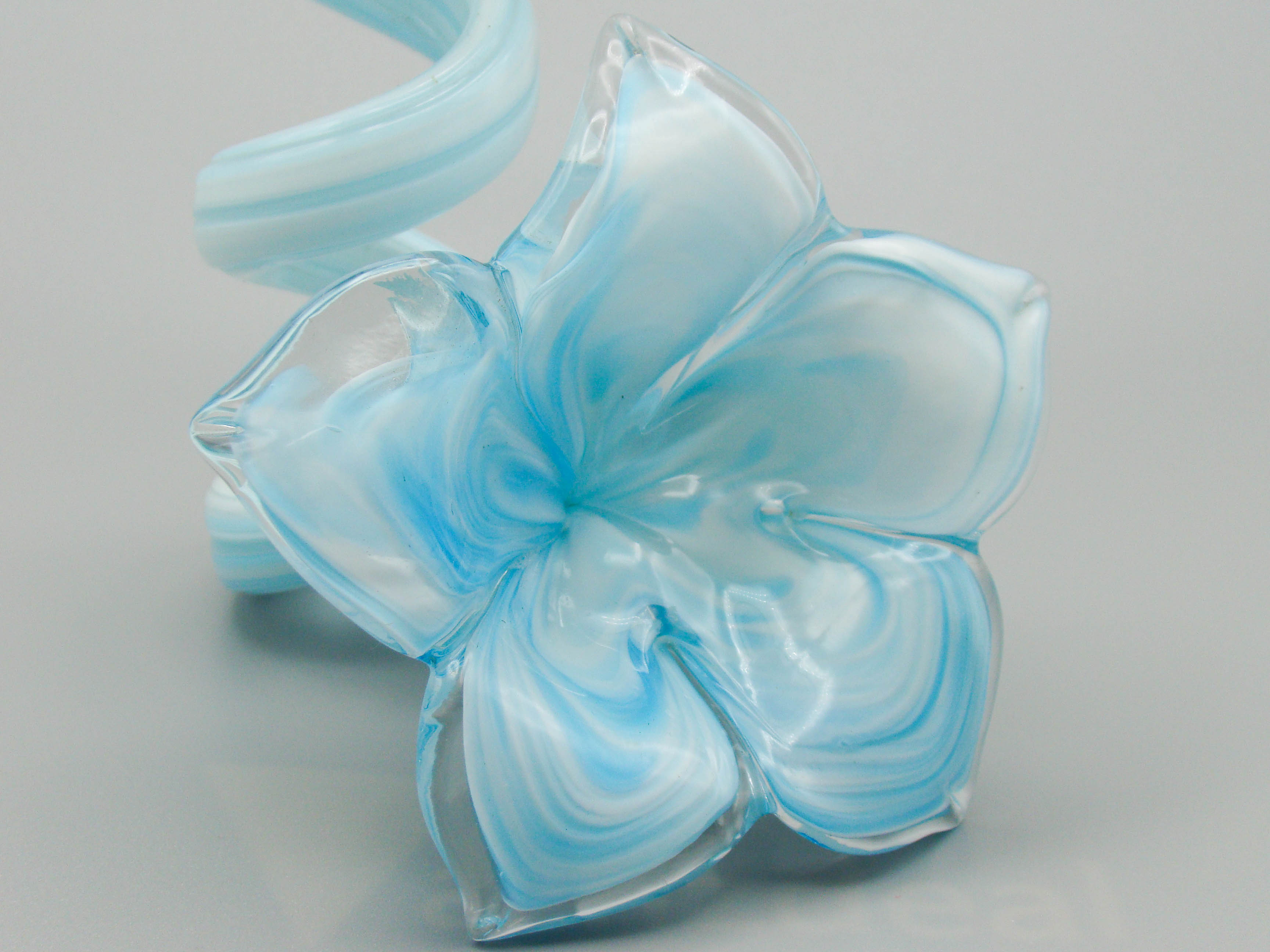 art deco, art glass, murano, blue glass