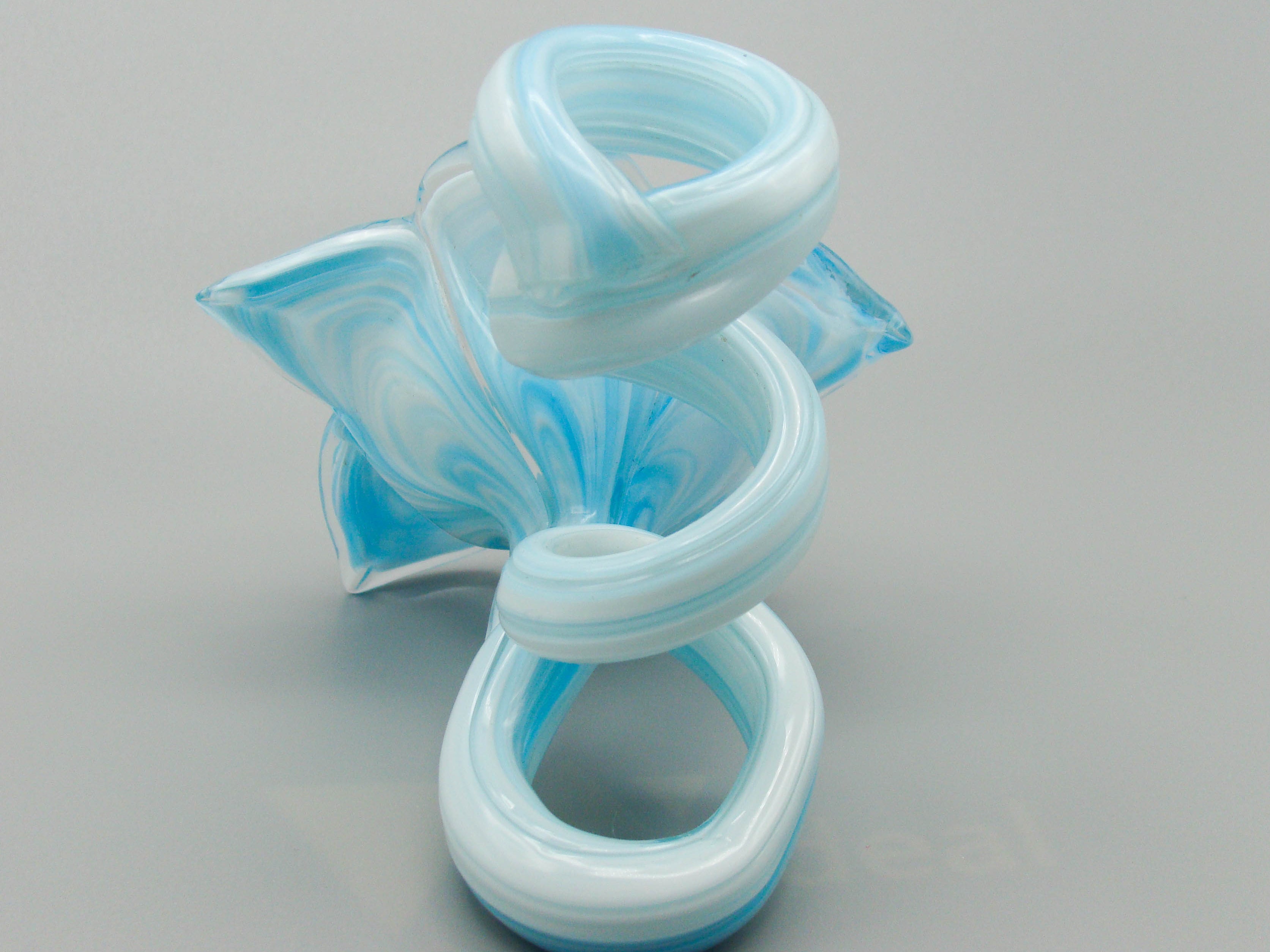 art deco, art glass, murano, blue glass