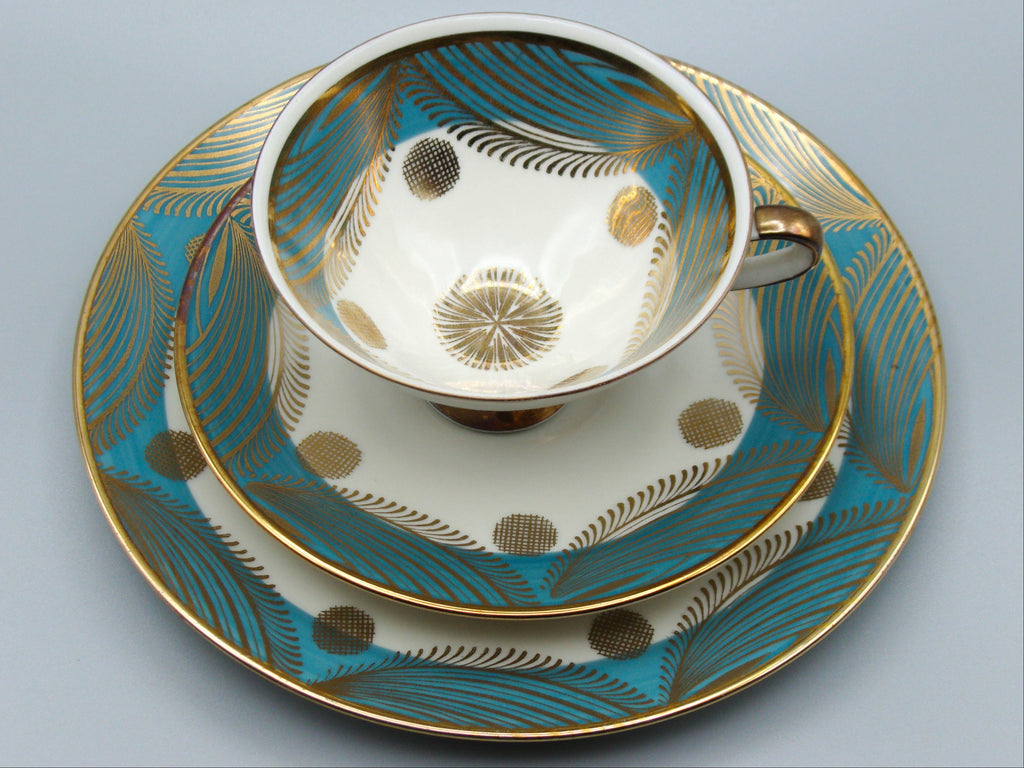 Vintage Antique Germany Bavaria Porcelain Tea Cup - Saucer and Cup Set - Kingdom of Antique Arts, Bavaria Porcelain, German Porcelain, Hantpainted Porcelain, Collecting Tea cups, Colllecting Coffee cups, Art Deco Porcelain