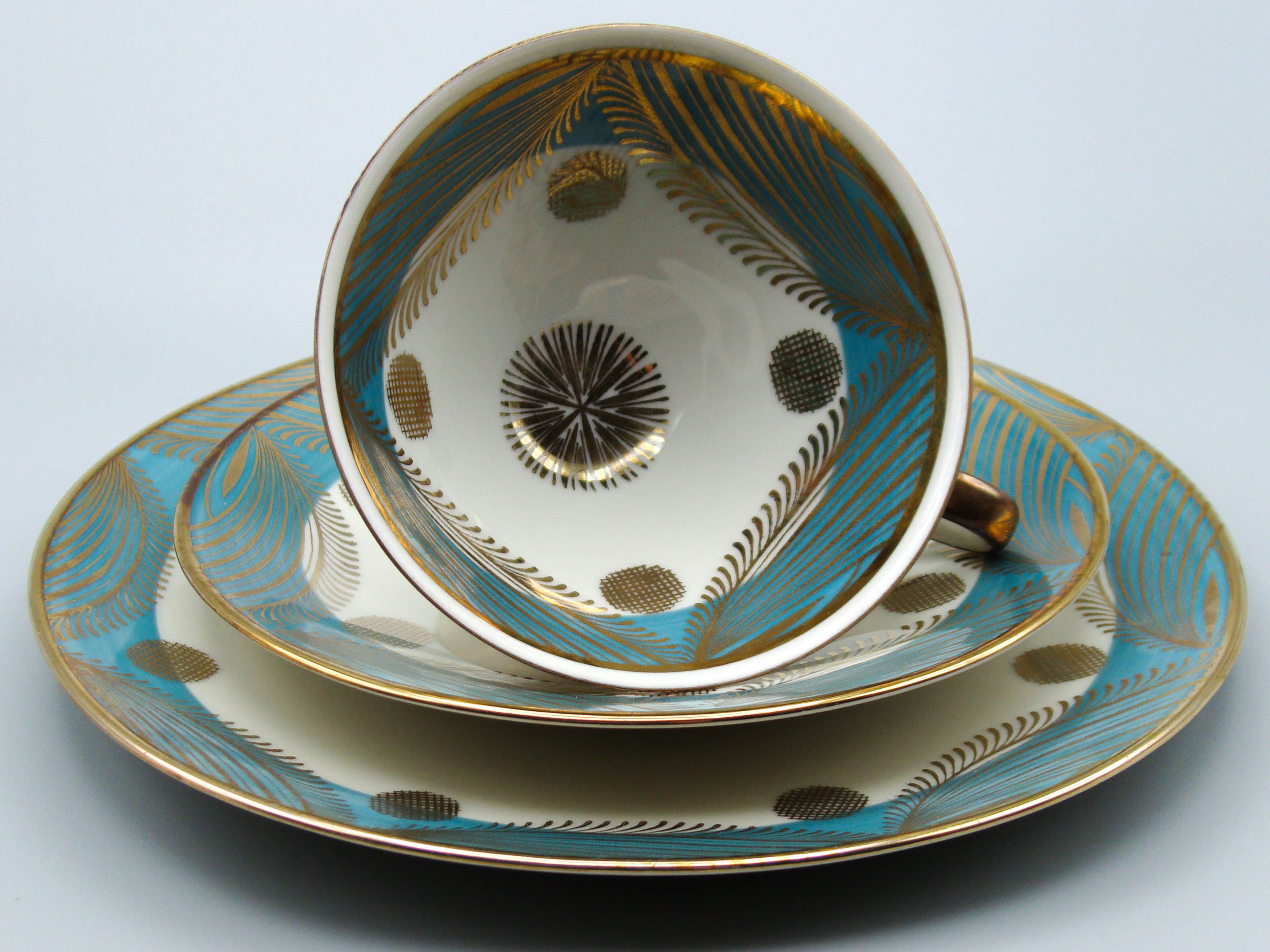 Vintage Antique Germany Bavaria Porcelain Tea Cup - Saucer and Cup Set - Kingdom of Antique Arts, Bavaria Porcelain, German Porcelain, Hantpainted Porcelain, Collecting Tea cups, Colllecting Coffee cups, Art Deco Porcelain