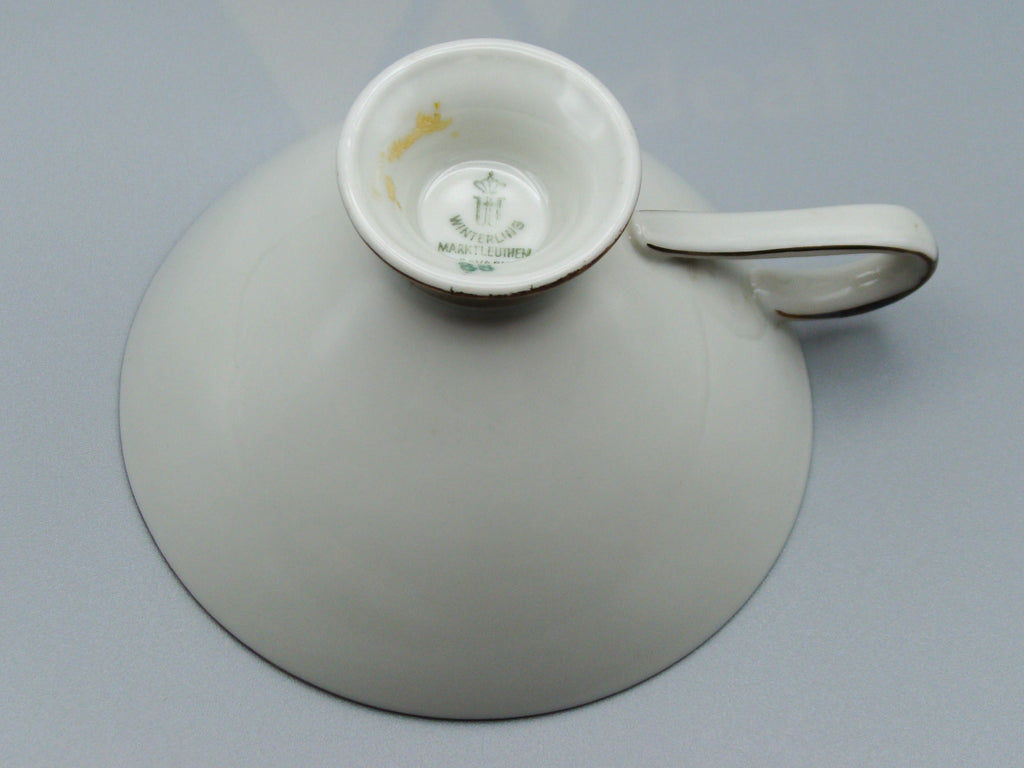 Vintage Antique Germany Bavaria Porcelain Tea Cup - Saucer and Cup Set - Kingdom of Antique Arts, Bavaria Porcelain, German Porcelain, Hantpainted Porcelain, Collecting Tea cups, Colllecting Coffee cups, Art Deco Porcelain