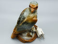 Falcon Porcelain Table Lamp, Bernstein eyes, Bed Lamp, Porcelain Lamp, Eagle Lamp