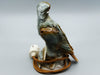 Falcon Porcelain Table Lamp, Bernstein eyes, Bed Lamp, Porcelain Lamp, Eagle Lamp