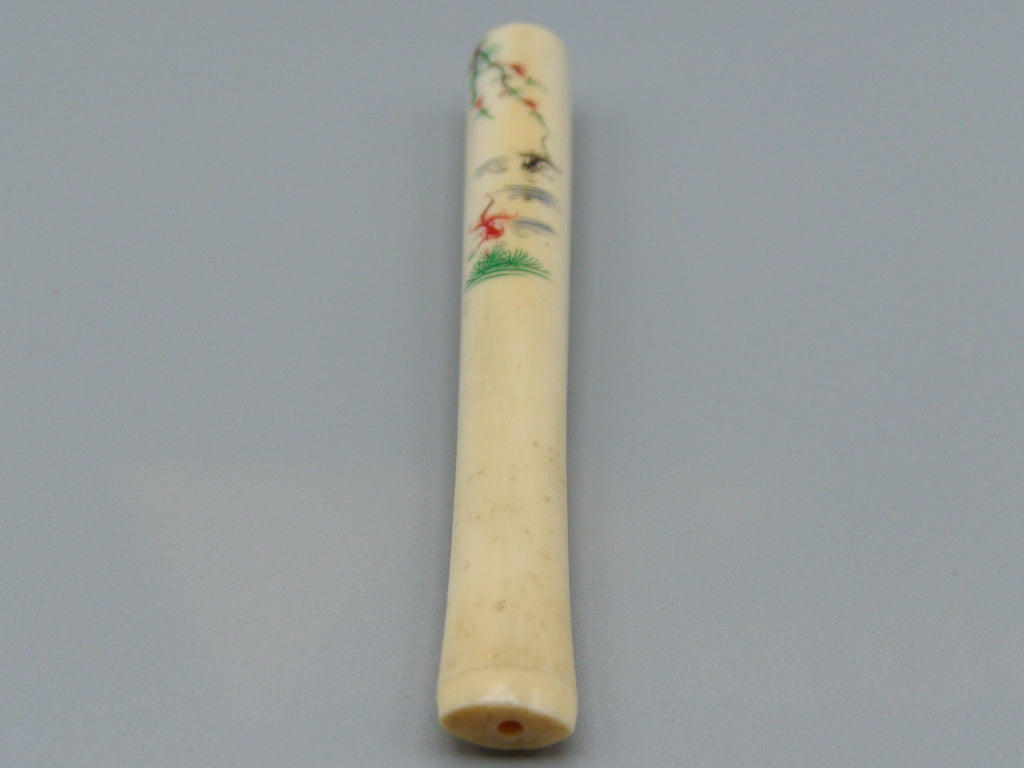 Antique Ivory, Natural Ivory, Elephant Ivory, Ivory pipe, Mediterranean Ivory, handcarved Ivory, Asien Ivory