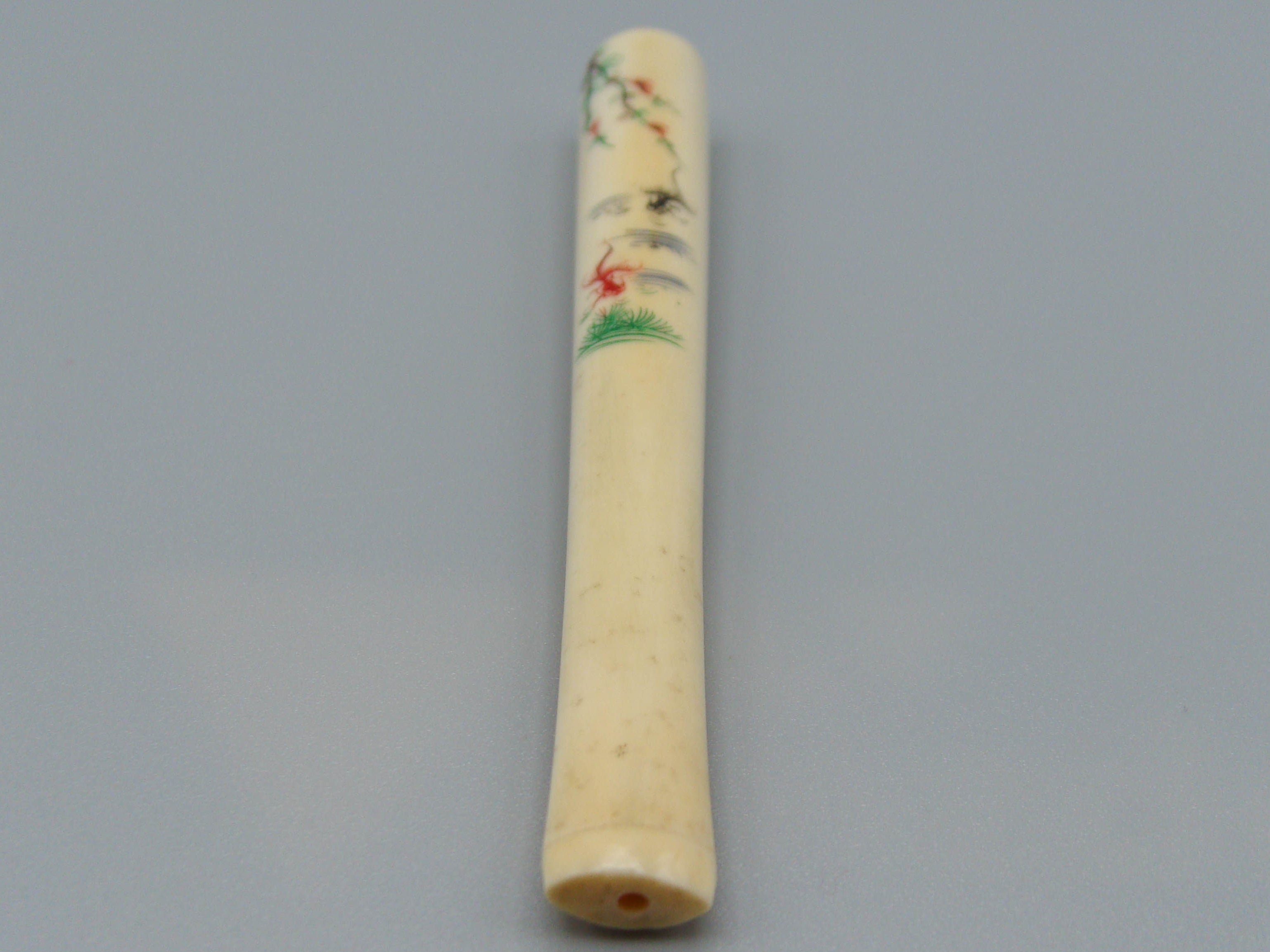 Antique Ivory, Natural Ivory, Elephant Ivory, Ivory pipe, Mediterranean Ivory, handcarved Ivory, Asien Ivory