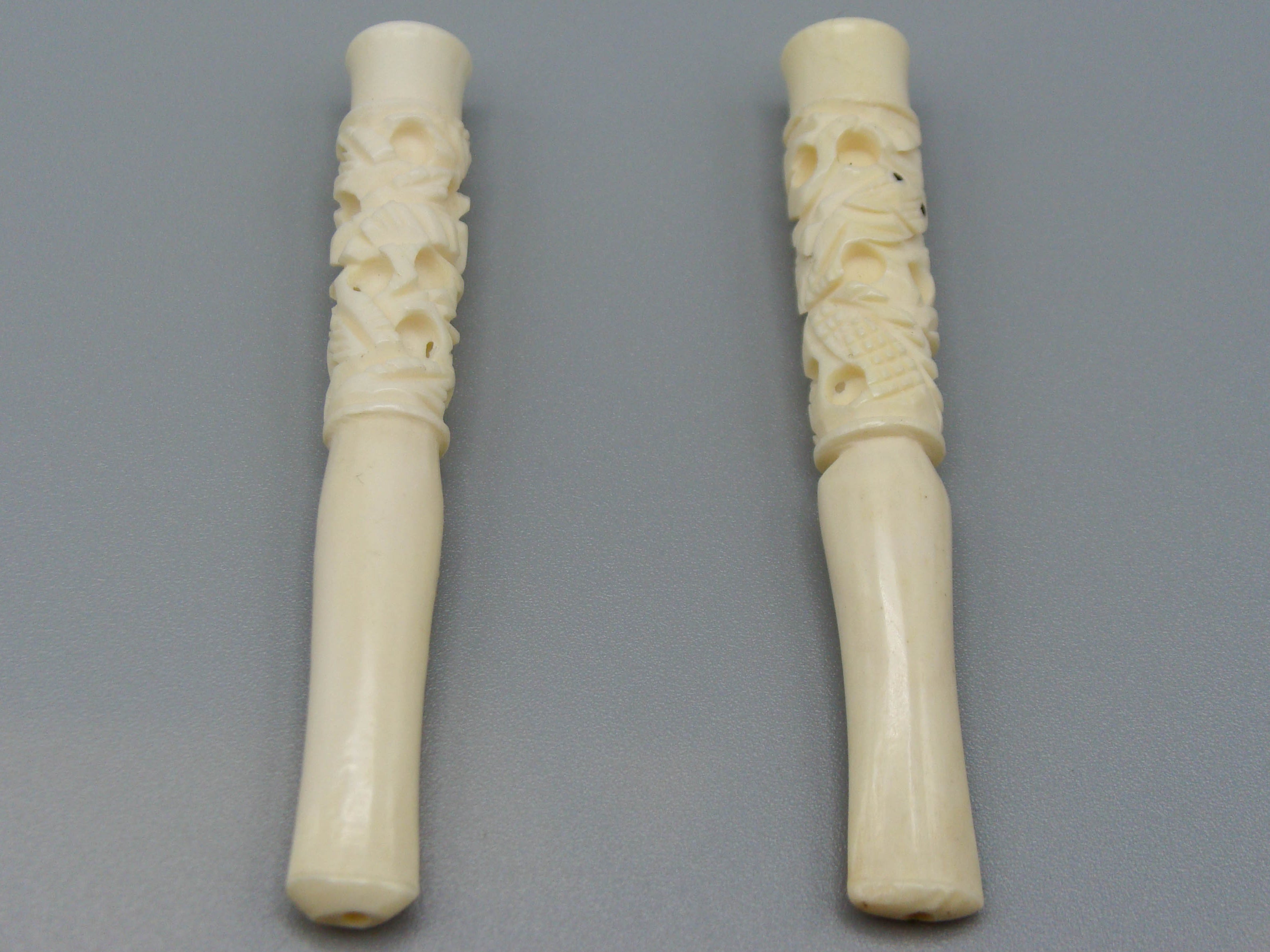 Antique Ivory, Natural Ivory, Mediterranean Ivory, handcarved Ivory, Asien Ivory, Elephant Ivory, Ivory Mouthpiece, Ivory pipe