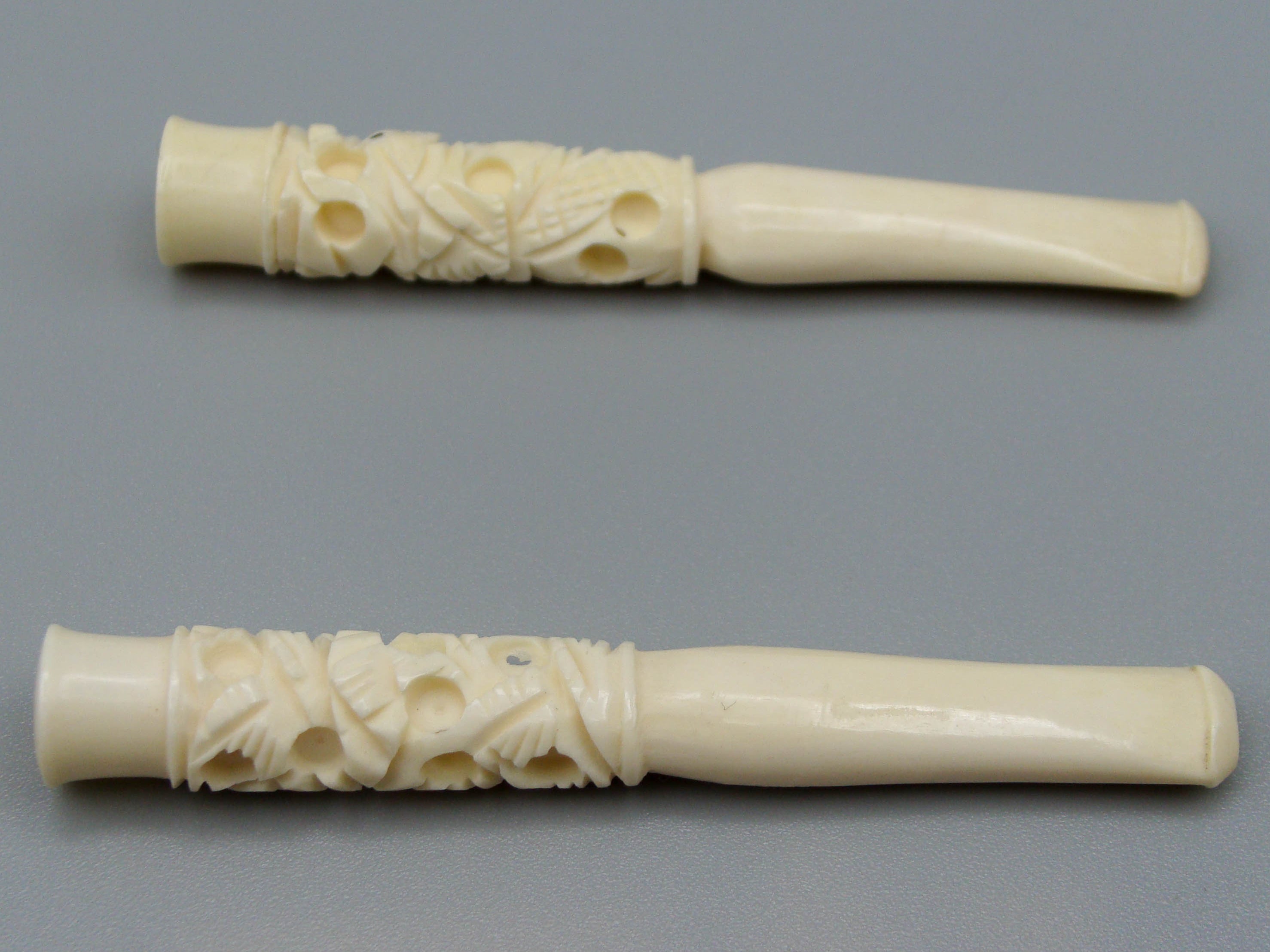Antique Ivory, Natural Ivory, Mediterranean Ivory, handcarved Ivory, Asien Ivory, Elephant Ivory, Ivory Mouthpiece, Ivory pipe