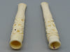 Antique Ivory, Natural Ivory, Mediterranean Ivory, handcarved Ivory, Asien Ivory, Elephant Ivory, Ivory Mouthpiece, Ivory pipe