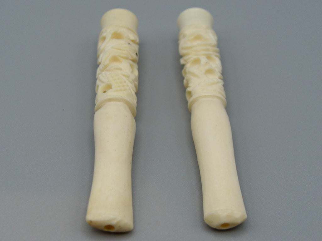 Antique Ivory, Natural Ivory, Mediterranean Ivory, handcarved Ivory, Asien Ivory, Elephant Ivory, Ivory Mouthpiece, Ivory pipe