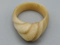 Antique Bone, Natural Bone, Bone ring, Mediterranean Bone, handcarved bone, Asien Bone