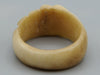 Antique Bone, Natural Bone, Bone ring, Mediterranean Bone, handcarved bone, Asien Bone