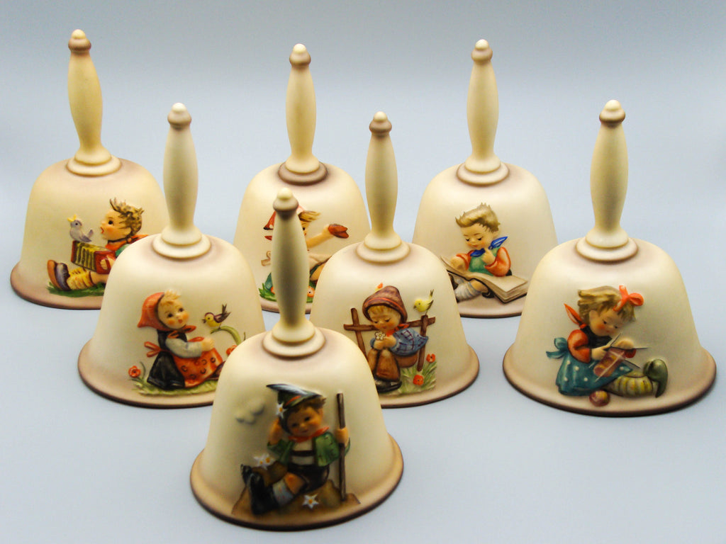 Hummel Porcelain Bells, Hummel 706, 7th edition, Goebel, German Goebel Porcelain, Handmade, Hummel Porcelain, Collectables, Kingdom of Antique Arts, Figurines