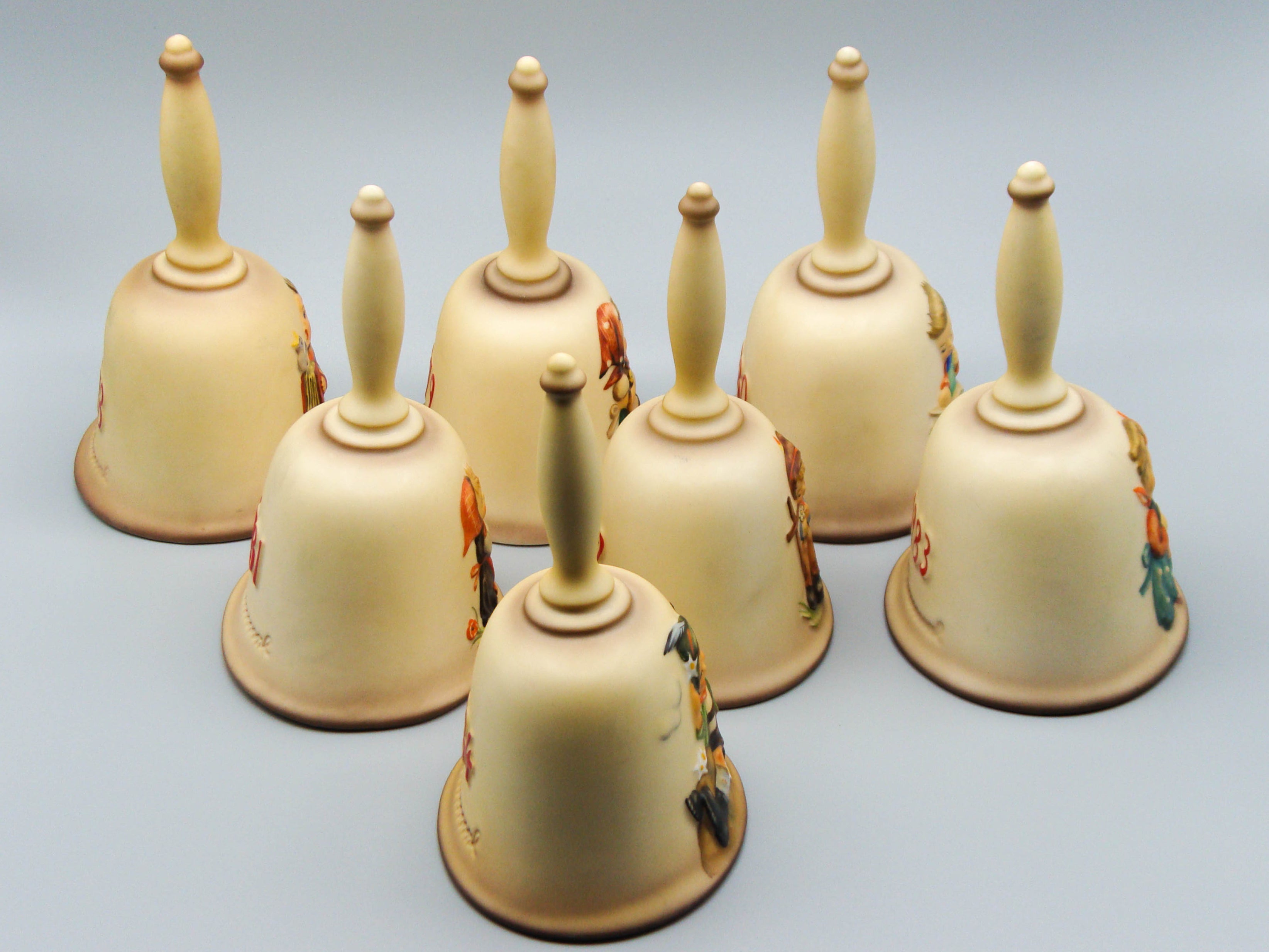 Hummel Porcelain Bells, Hummel 706, 7th edition, Goebel, German Goebel Porcelain, Handmade, Hummel Porcelain, Collectables, Kingdom of Antique Arts, Figurines