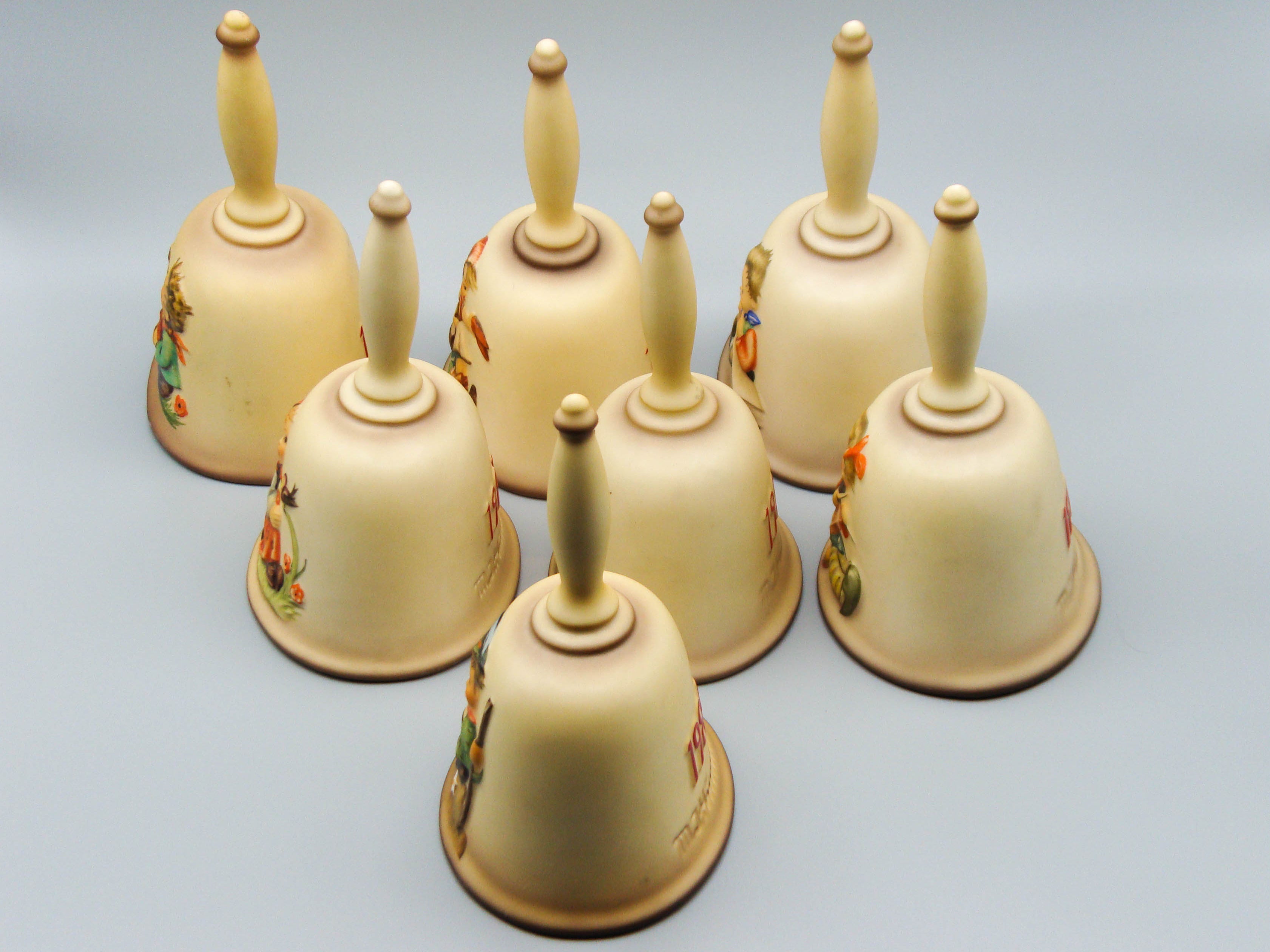 Hummel Porcelain Bells, Hummel 706, 7th edition, Goebel, German Goebel Porcelain, Handmade, Hummel Porcelain, Collectables, Kingdom of Antique Arts, Figurines