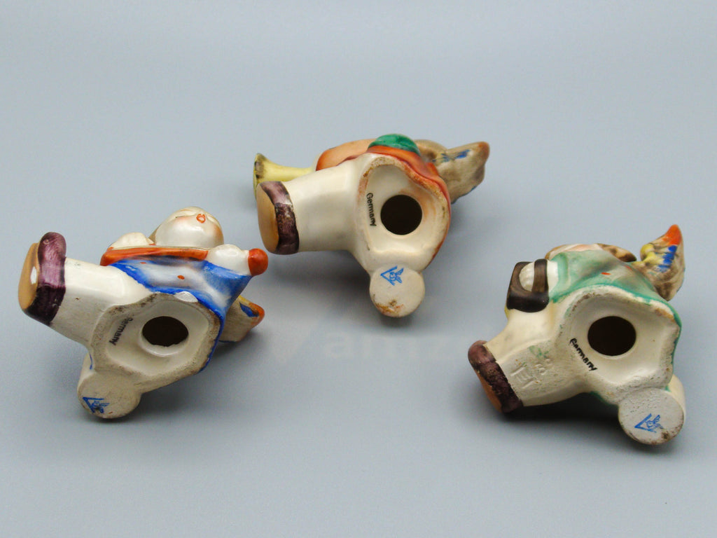 Hummel Three Angels 328 figurines, Hummel Figurines, Porcelain Figurines, Goebel Figurines, German Figurines, Collector Figurines, colored Figurines