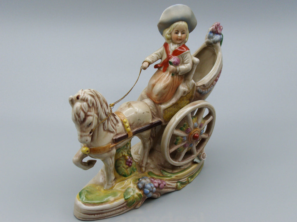Antique German Lippelsdorf Porcelain Sculpture signed - Kingdom of Antique Arts