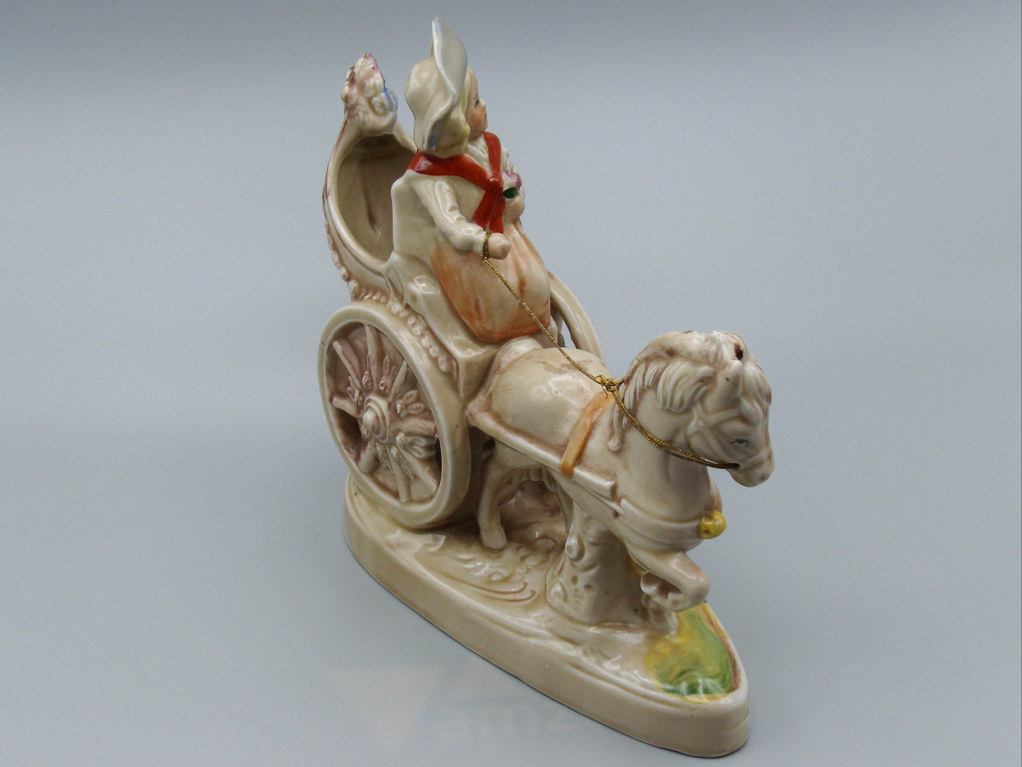 Antique German Lippelsdorf Porcelain Sculpture signed - Kingdom of Antique Arts