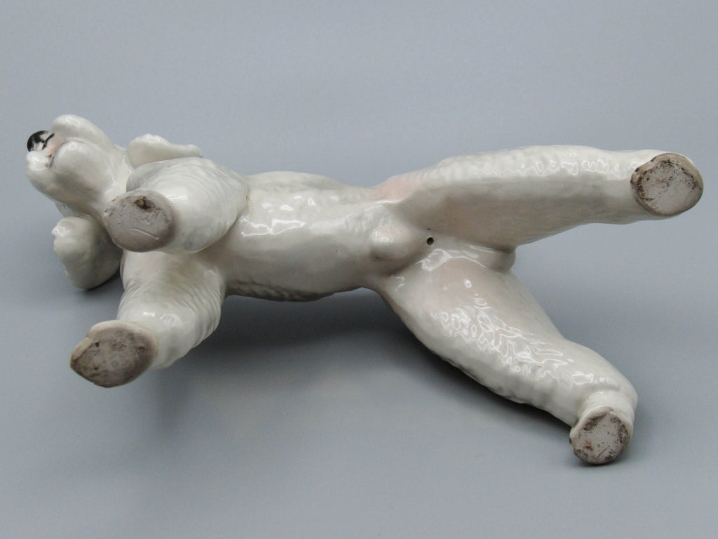 Austrian Royal Belveder Porcelain Poodle