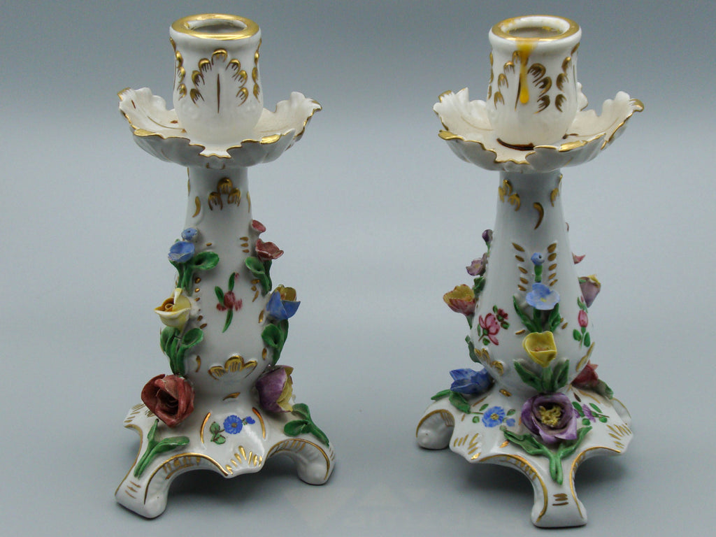 Dresden Candlesticks, Carl Thieme, Potschappel