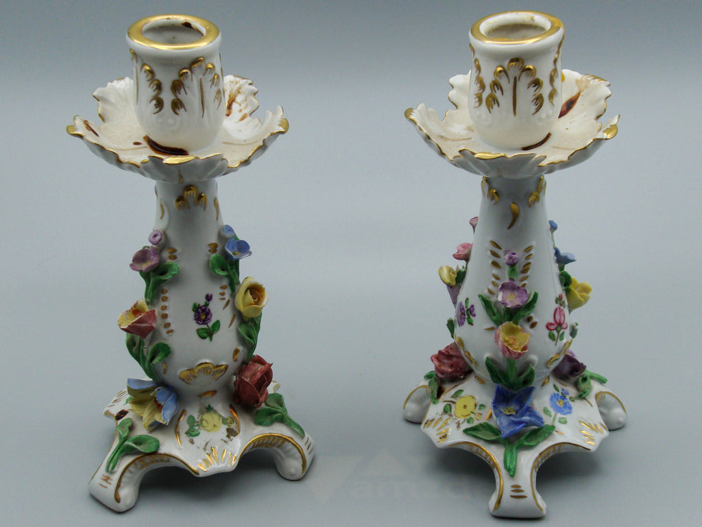 Dresden Candlesticks, Carl Thieme, Potschappel