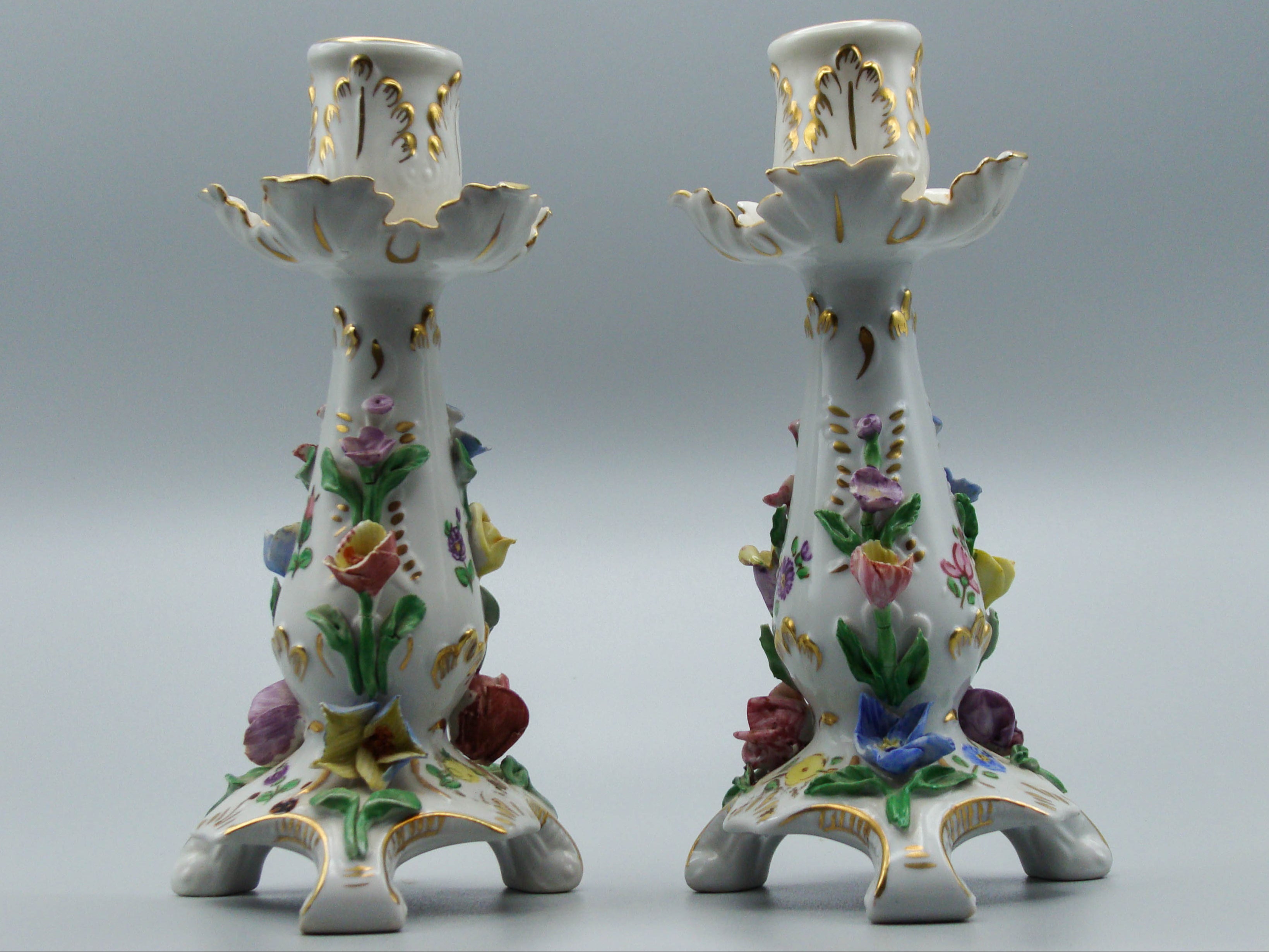 Dresden Candlesticks, Carl Thieme, Potschappel