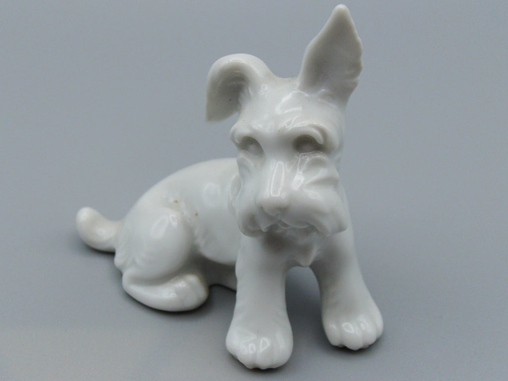 Antique European Porcelain Sculpture, European Porcelain, Porcelain Figurine, Handmade Porcelain Figurine, Augarten Porcelain, Augarten Figurines - Austrian Porcelain, Kingdom of Antique Arts, Augarten Porcelain Great Poodle, Augarten, Dog, Figurine