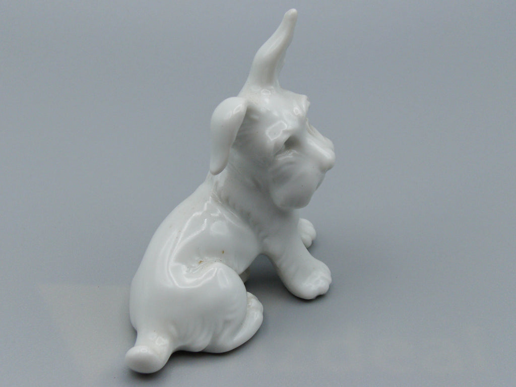 Antique European Porcelain Sculpture, European Porcelain, Porcelain Figurine, Handmade Porcelain Figurine, Augarten Porcelain, Augarten Figurines - Austrian Porcelain, Kingdom of Antique Arts, Augarten Porcelain Great Poodle, Augarten, Dog, Figurine