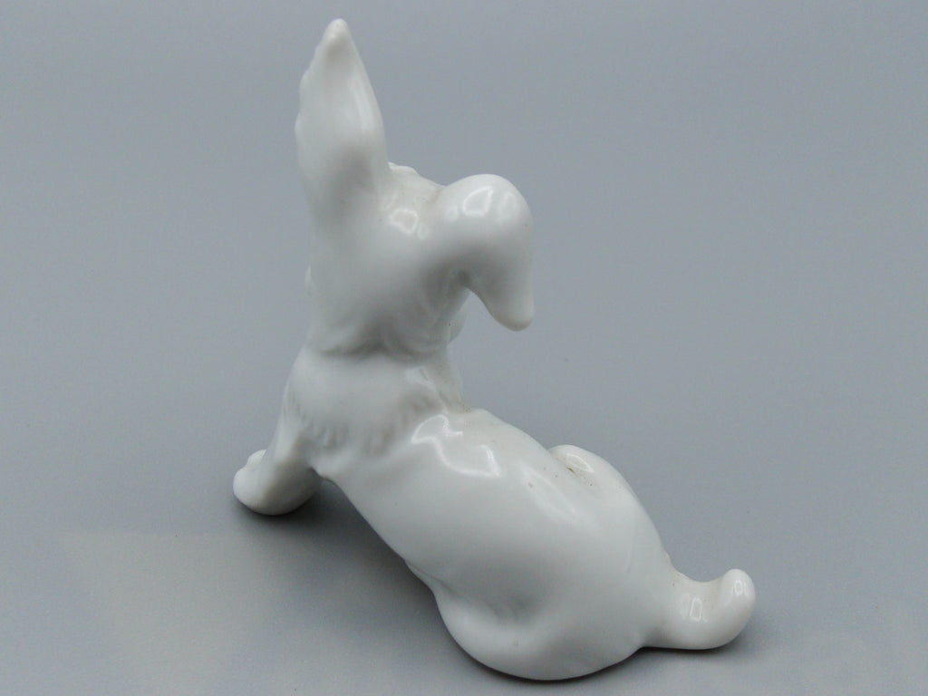 Antique European Porcelain Sculpture, European Porcelain, Porcelain Figurine, Handmade Porcelain Figurine, Augarten Porcelain, Augarten Figurines - Austrian Porcelain, Kingdom of Antique Arts, Augarten Porcelain Great Poodle, Augarten, Dog, Figurine