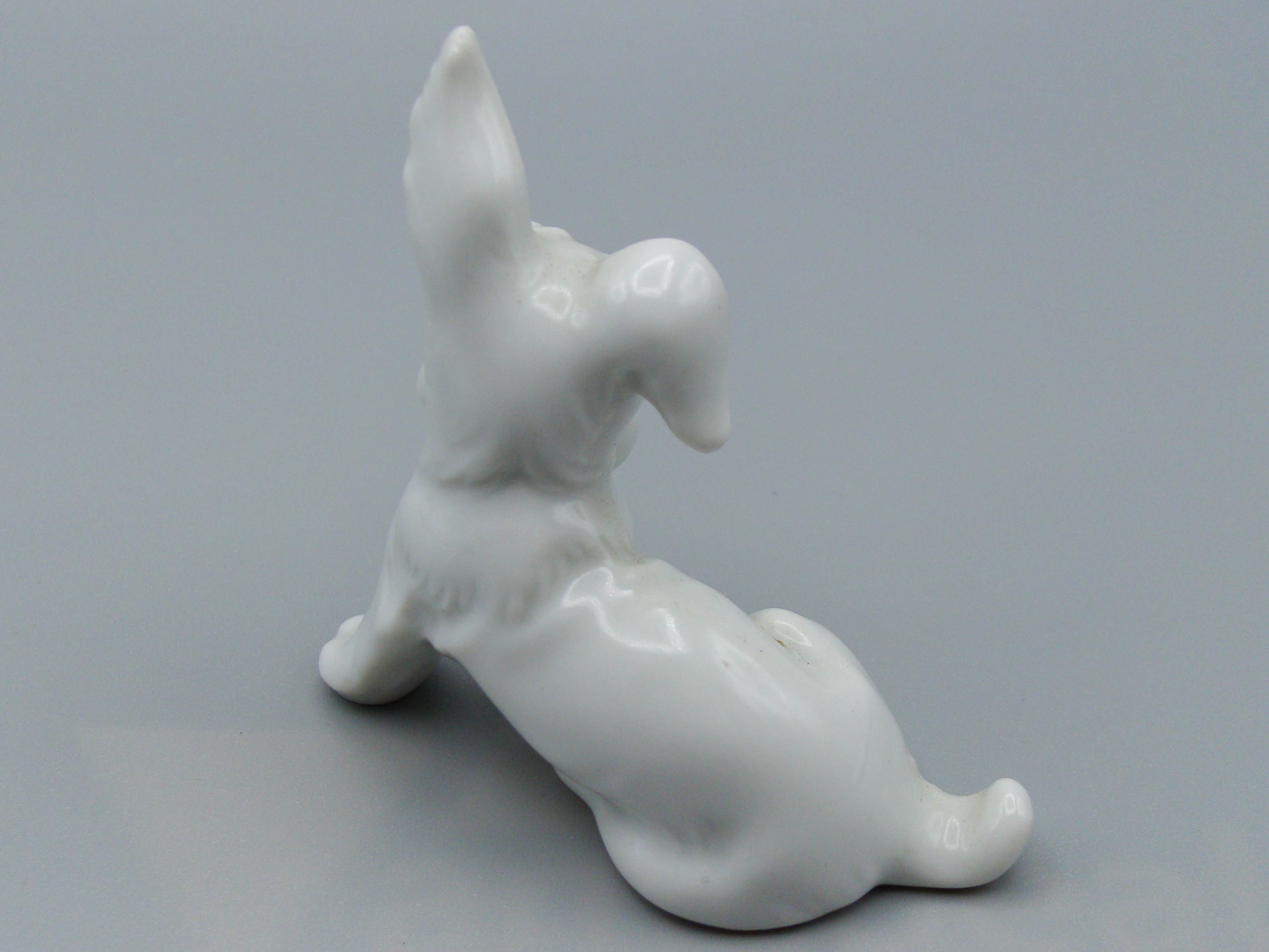 Antique European Porcelain Sculpture, European Porcelain, Porcelain Figurine, Handmade Porcelain Figurine, Augarten Porcelain, Augarten Figurines - Austrian Porcelain, Kingdom of Antique Arts, Augarten Porcelain Great Poodle, Augarten, Dog, Figurine