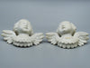 Antique European Porcelain Sculpture, European Porcelain, Porcelain Figurine, Handmade Porcelain Figurine, Augarten Porcelain, Augarten Figurines - Austrian Porcelain, Kingdom of Antique Arts, Augarten Porcelain Great Poodle, Augarten, angels, Figurine
