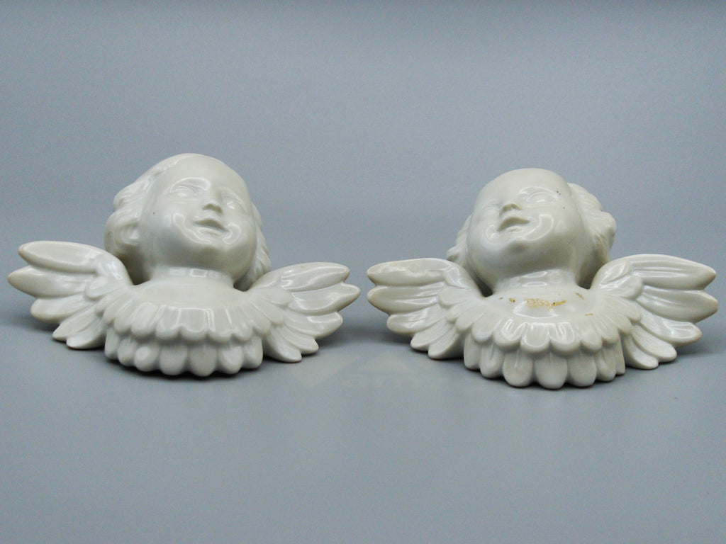 Antique European Porcelain Sculpture, European Porcelain, Porcelain Figurine, Handmade Porcelain Figurine, Augarten Porcelain, Augarten Figurines - Austrian Porcelain, Kingdom of Antique Arts, Augarten Porcelain Great Poodle, Augarten, angels, Figurine