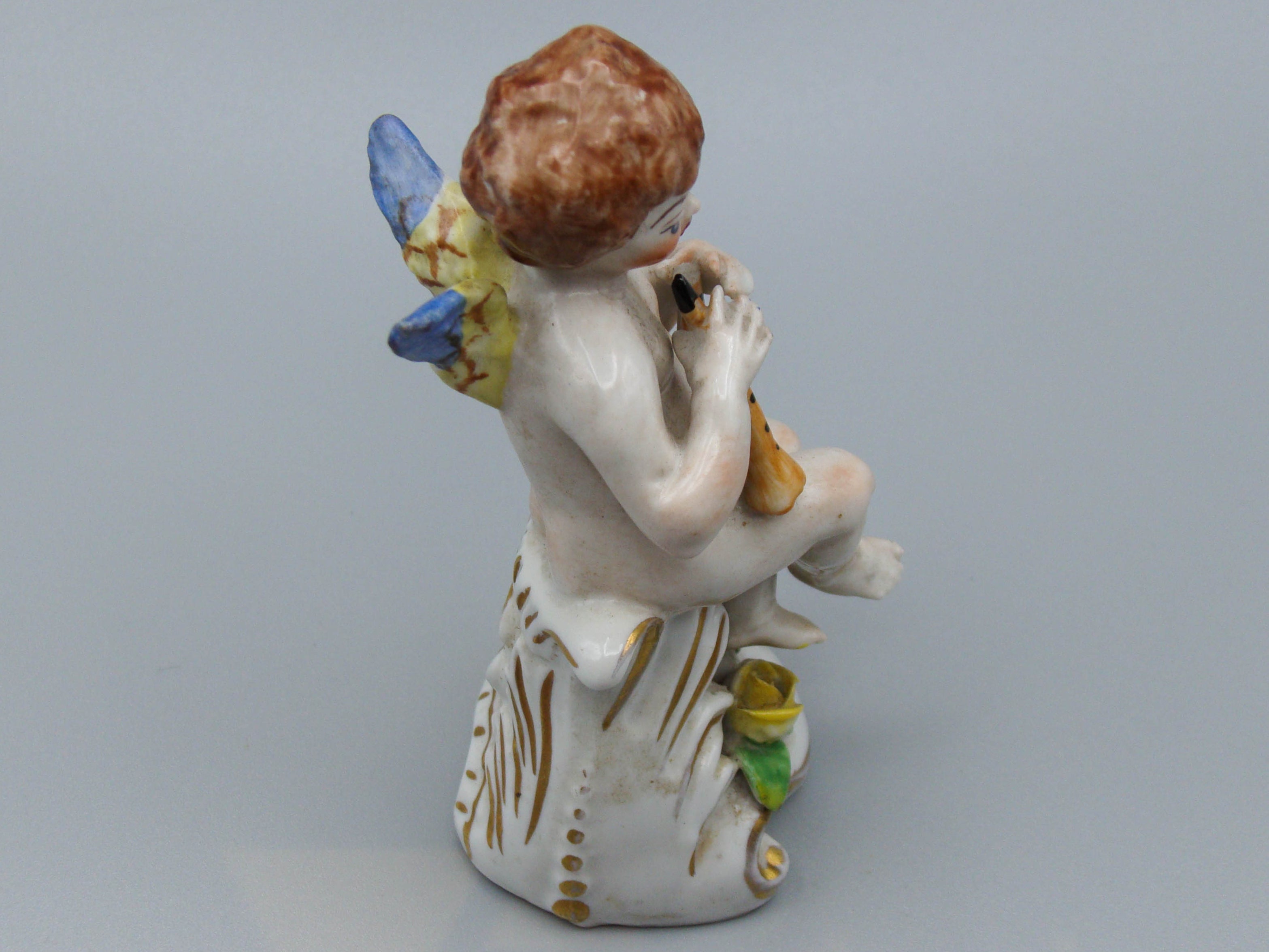Potschappel, Carl Thieme, Potschappel Angel with Flute