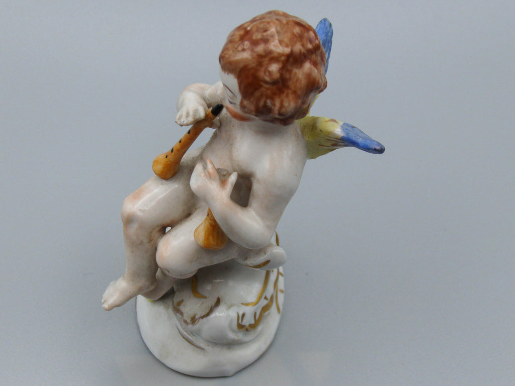 Potschappel, Carl Thieme, Potschappel Angel with Flute