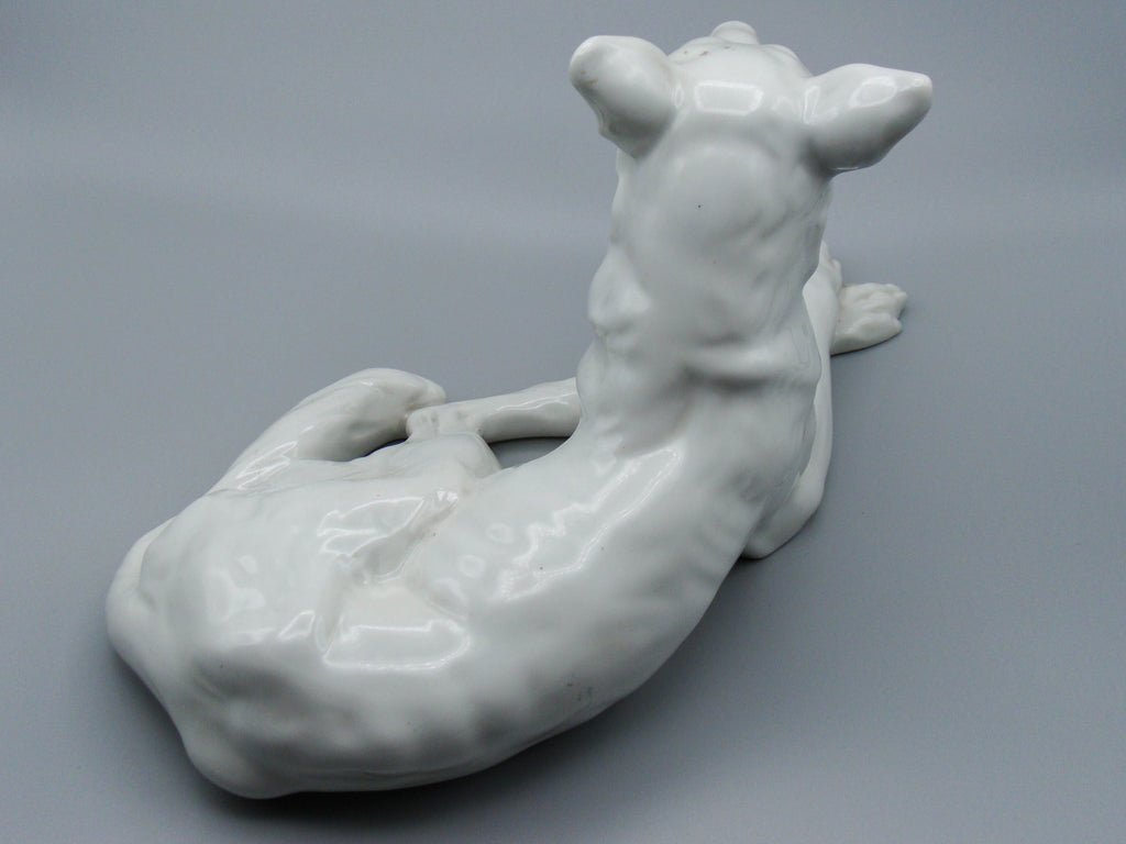 Hungarian Herend Porcelain German Shepherd Dog, Antique European Porcelain Sculpture, European Porcelain, Porcelain Figurine, Handmade Porcelain Figurine, Augarten Porcelain, Augarten Figurines - Austrian Porcelain, Kingdom of Antique Arts, Herrend Porcelain, Hungary Porcelain